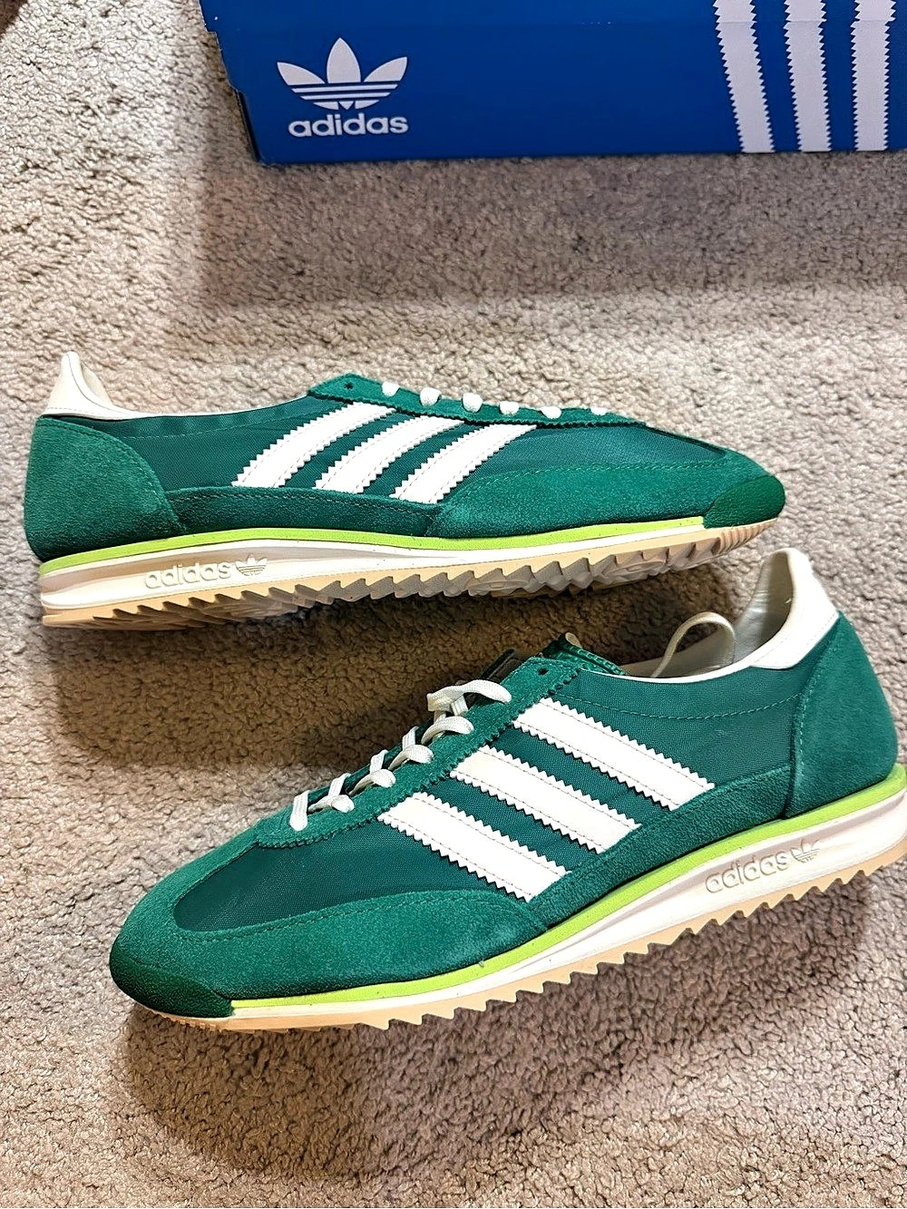 Adidas SL 72 OG W Green & White US 9 women